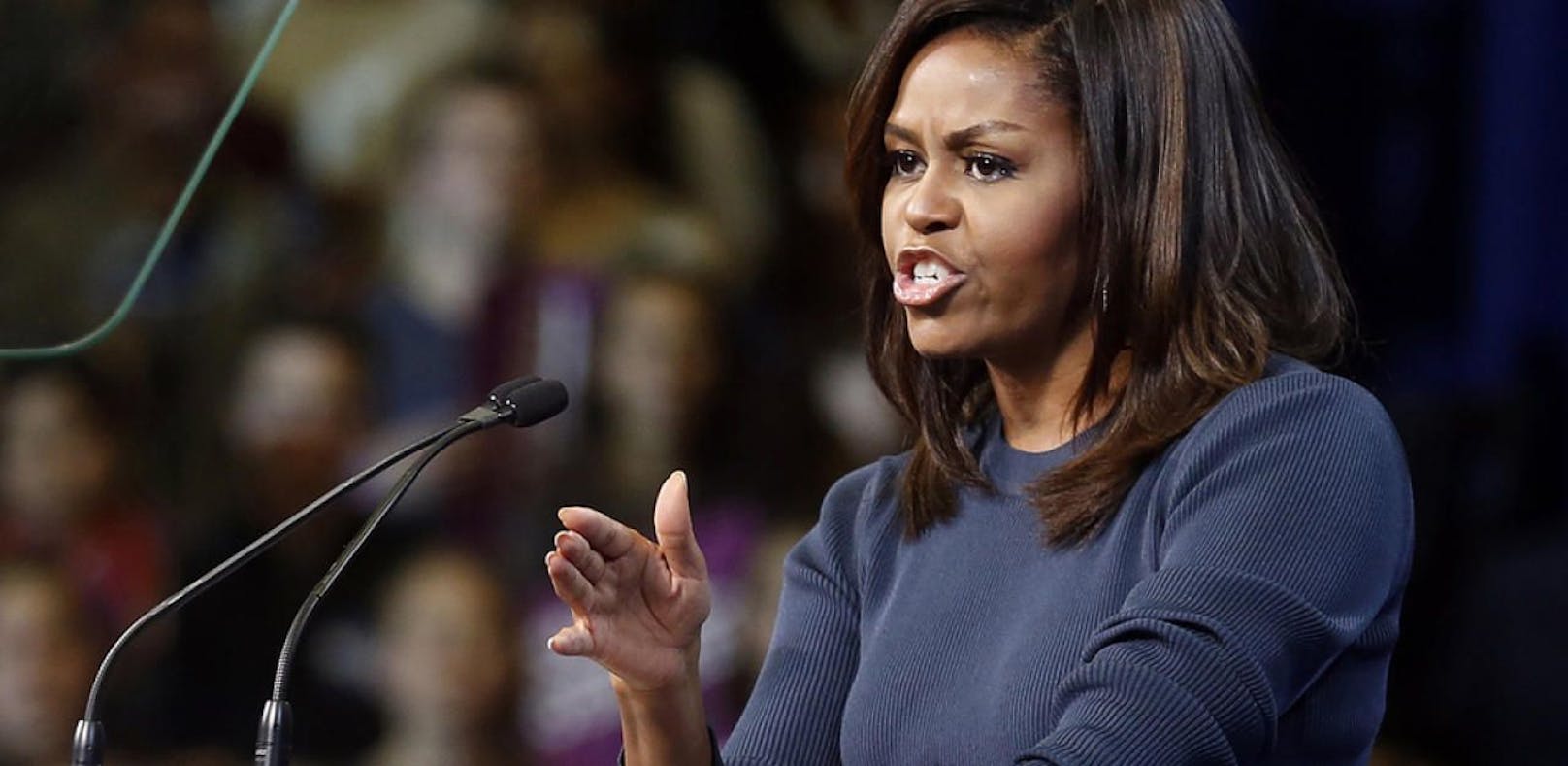 Michelle Obama kritisiert Trump-Wählerinnen scharf