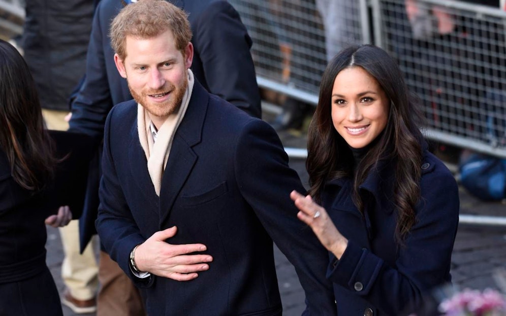 Prinz Harry und Meghan Markle in Nottingham.