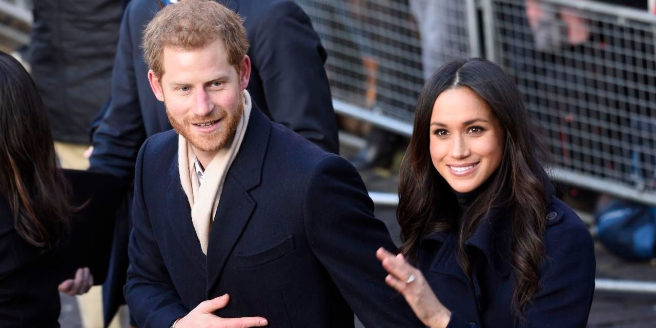 Prinz Harry und Meghan Markle in Nottingham.