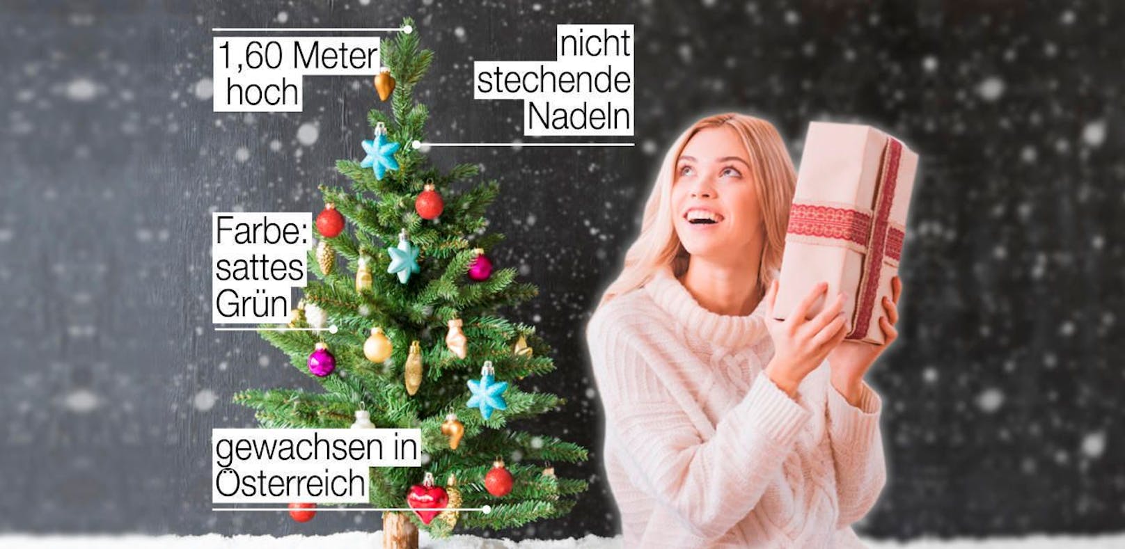 Die Oberösterreicher wissen genau, wie ihr Christbaum aussehen soll.