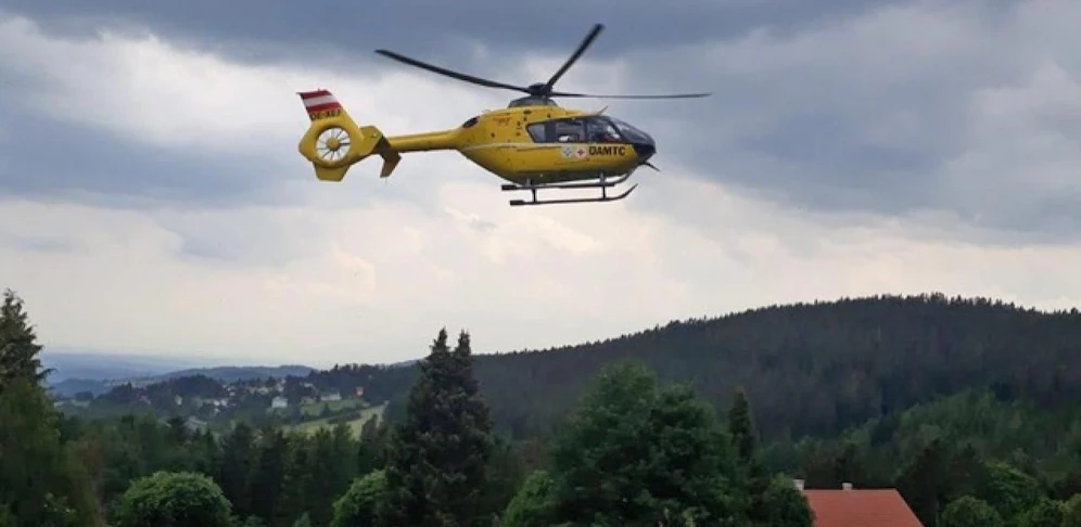 Symbolfoto eines Christophorus-Hubschraubers.
