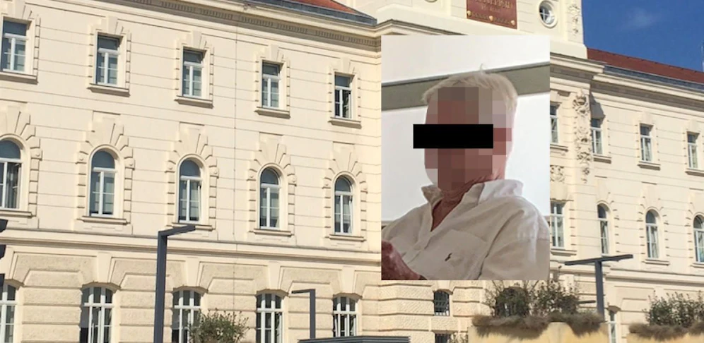 Prozess wegen Tierquälerei: Angeklagter und das Landesgericht in St. Pölten