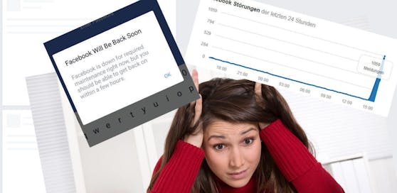 Auf Twitter klagten Nutzer über technische Probleme bei den anderen sozialen Netzwerken.