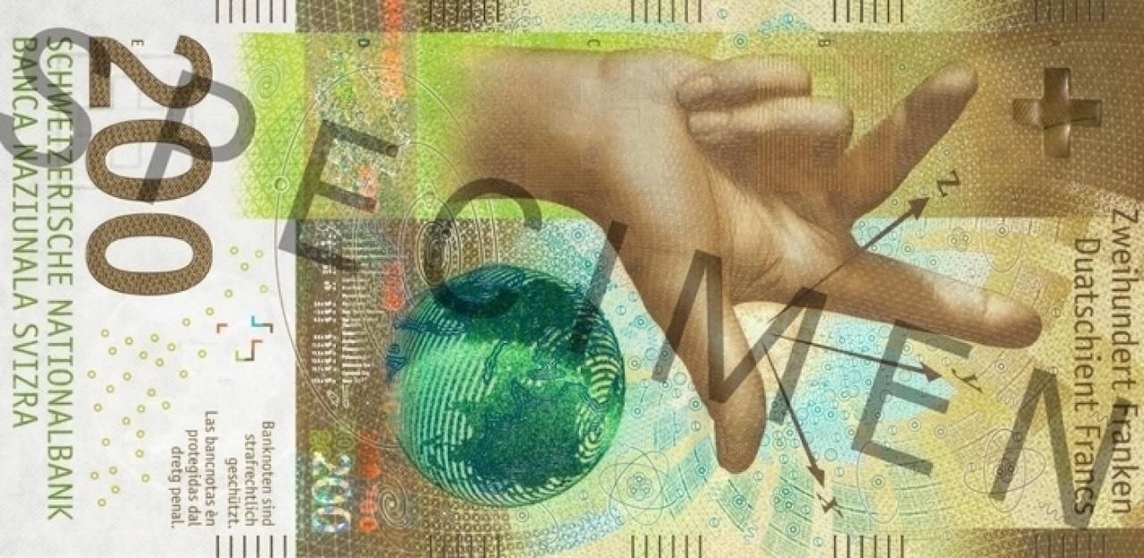 Die neue 200-Franken-Note sorgt für Diskussionen.