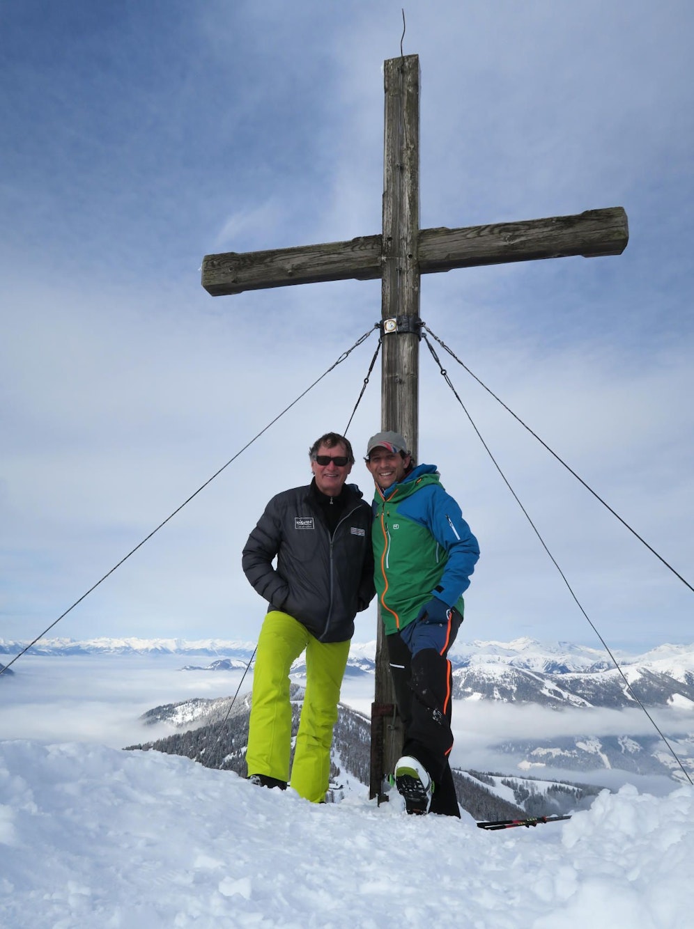 Franz Klammer und Tom Walek