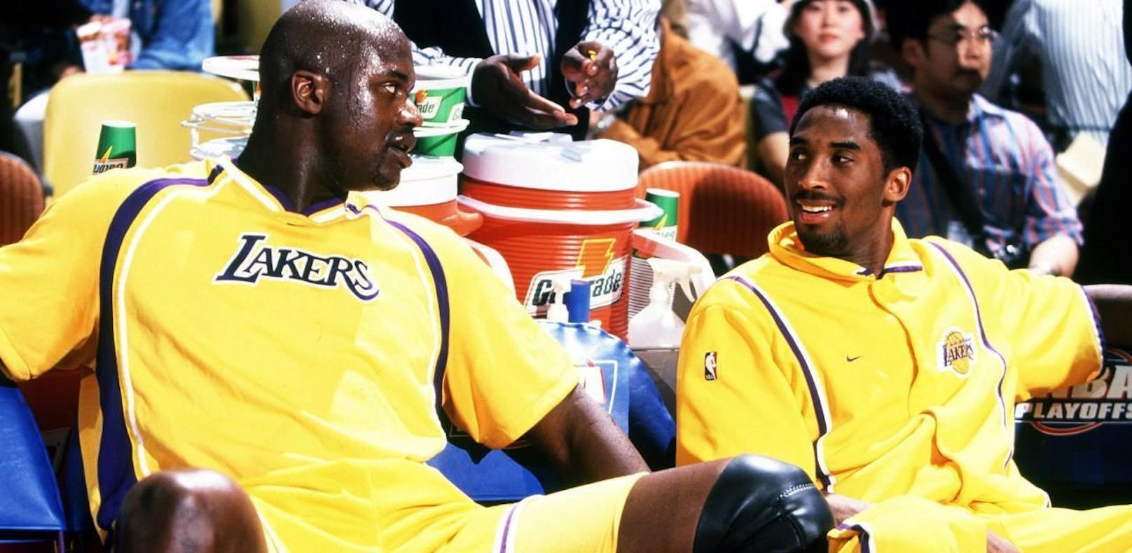Shaquille O'Neal  und Kobe Bryant.