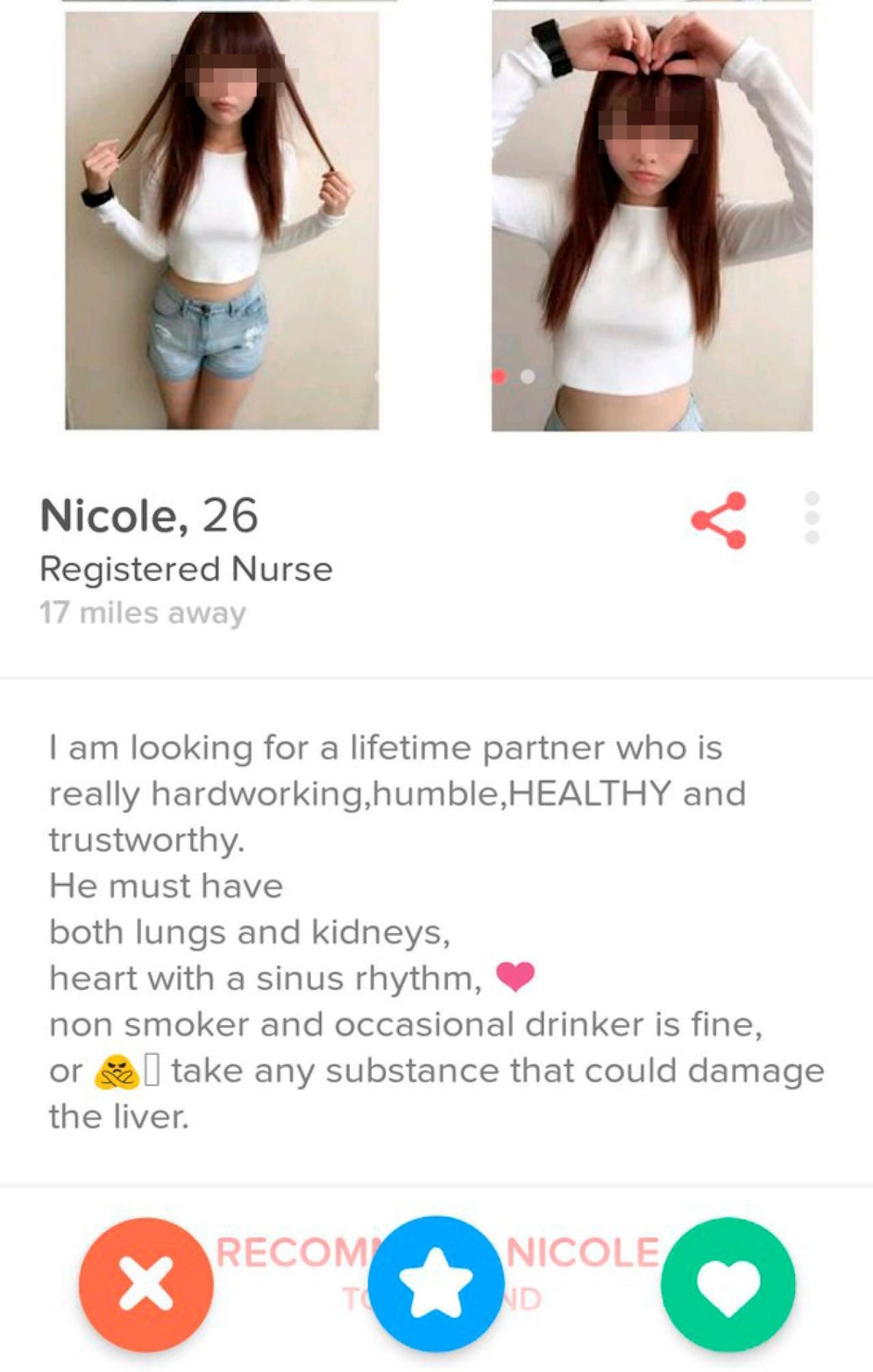 Dieses unheimliche Profil lässt das Netz schmunzeln.