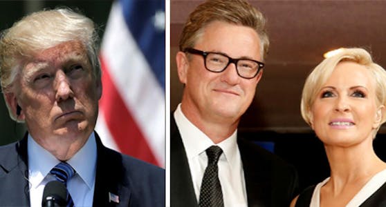Trump/Joe Scarborough und Mika Brzezinski