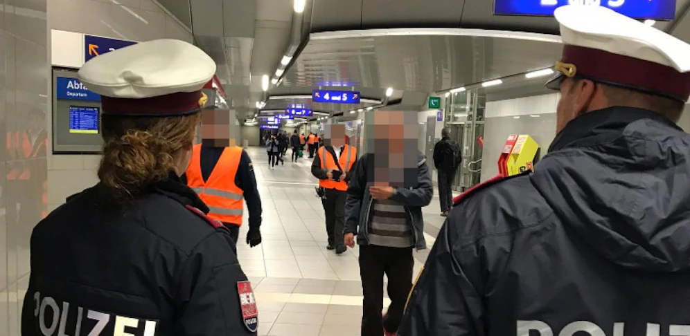 Symbolbild einer Kontrolle am Hauptbahnhof.