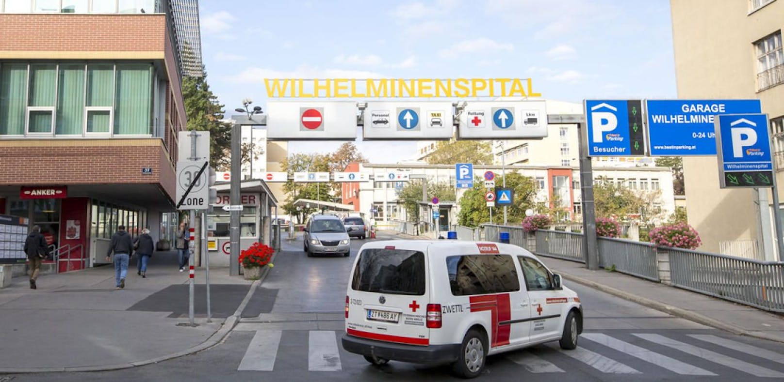 Das Wilhelminenspital in Wien-Ottakring