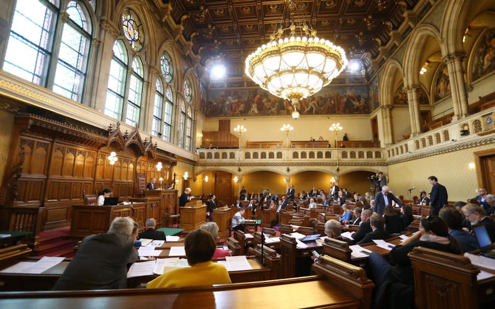 20170928 / gemeinderat im wiener rathaus gemeinderatssitzungssaal / foto: denise auer / tageszeitung heute