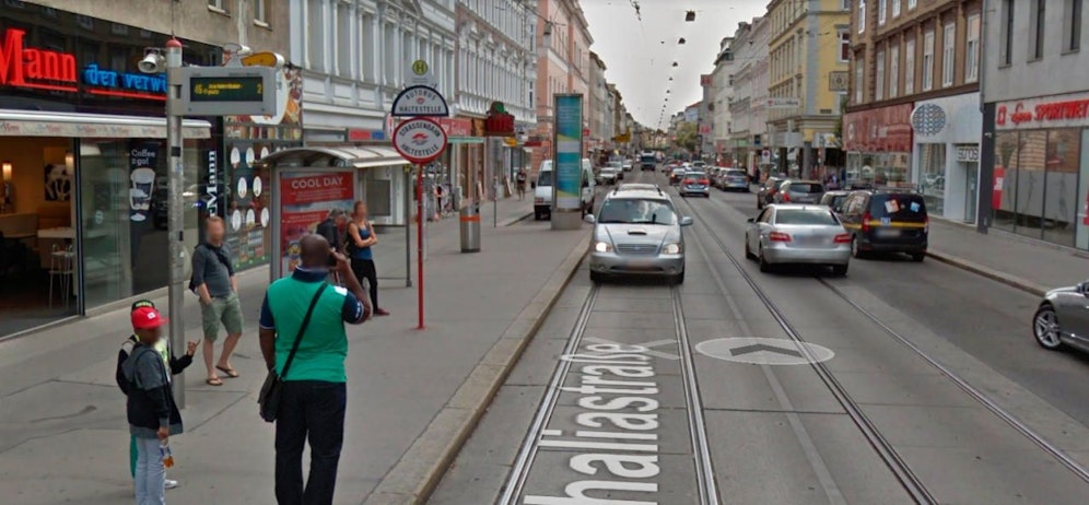 Die Thaliastraße in Wien-Ottakring.