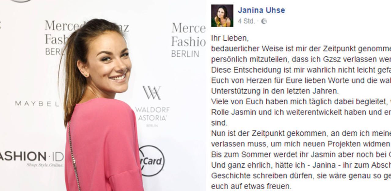 Heute.at - Das sagt Janina Uhse zu ihrem GZSZ-Aus