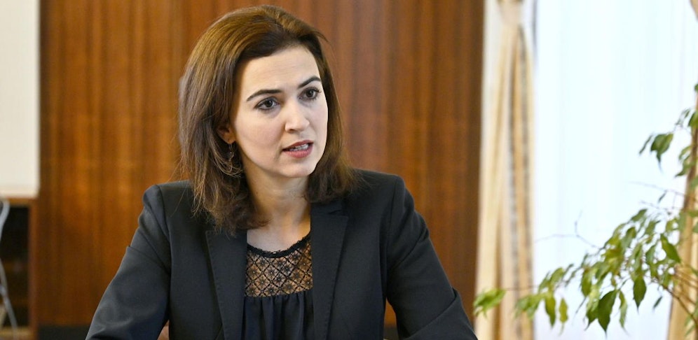 Justizministerin Alma Zadic (Grüne) <br>