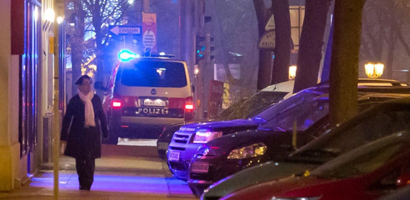 Polizeieinsatz in Wien.