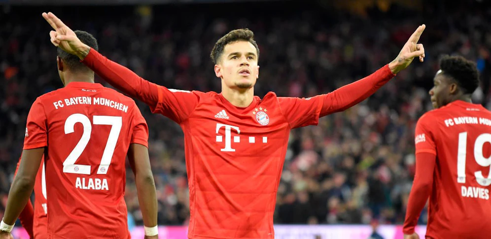 Philippe Coutinho jubelt.