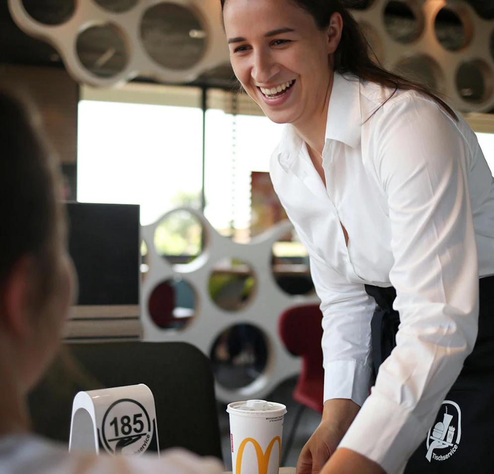 McDonalds setzt auf Servicekultur. 