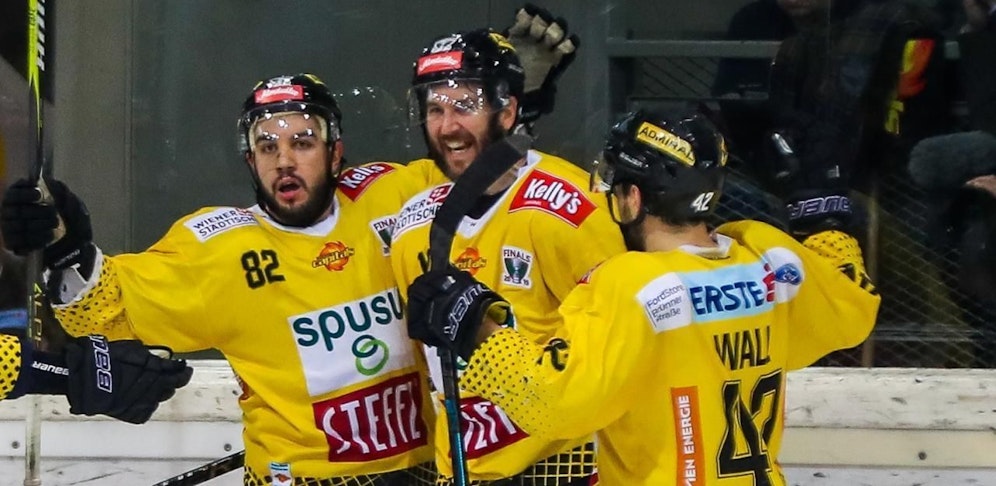 Die Vienna Capitals gewinnen gegen den KAC