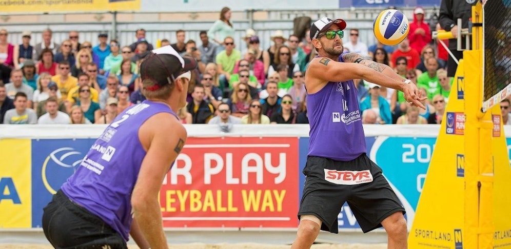 Clemens Doppler (re.) und Alex Horst wollen für einen Heimsieg sorgen.