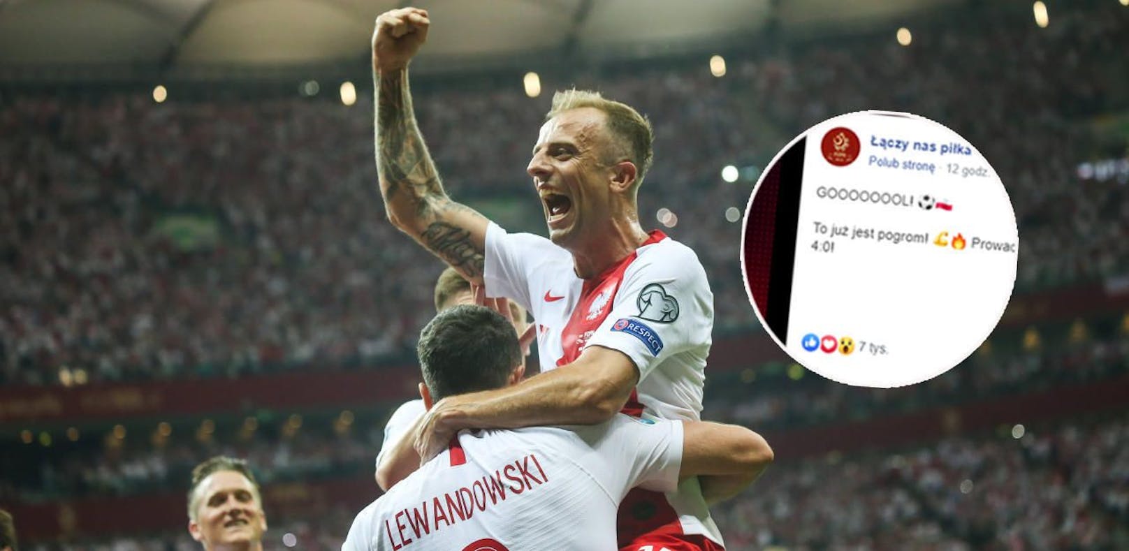 Polen jubelte über den Sieg gegen Israel. Das Social-Media-Team vergriff sich dabei gewaltig im Ton.
