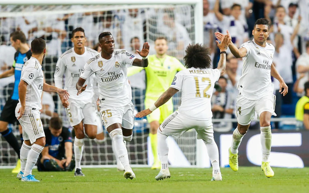Jubel über den Ausgleichstreffer von Casemiro
