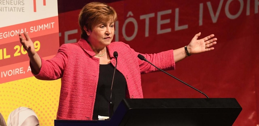 Die Bulgarin Kristalina Georgiewa hat sich am 2. August 2019 bei einer Abstimmung der EU-Mitgliedsländer über die europäische Kandidatur für den Chefposten des Internationalen Währungsfonds (IWF) gegen den früheren Eurogruppen-Chef Jeroen Dijsselbloem durchgesetzt.