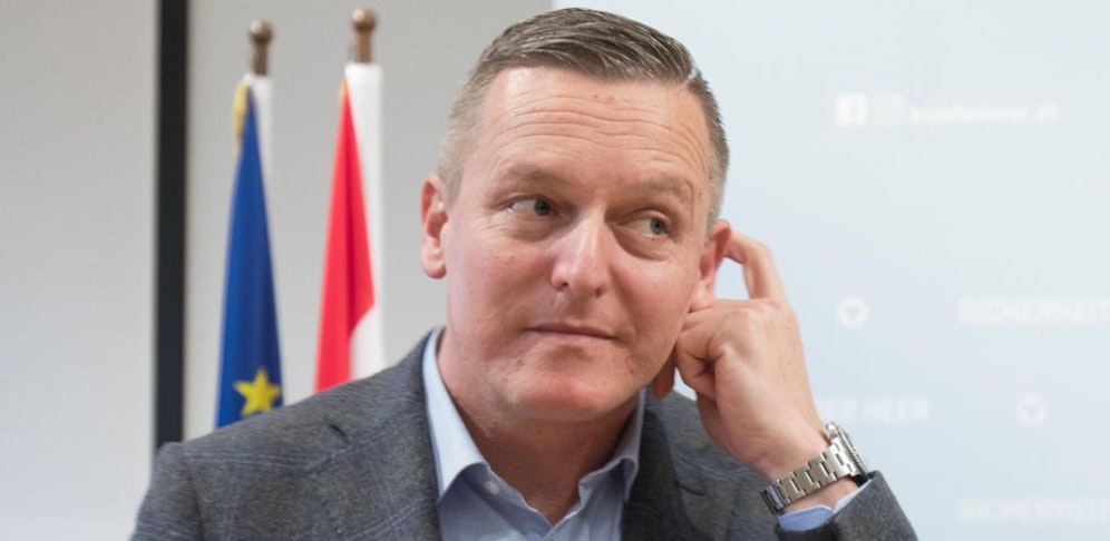 Verteidigungsminister Mario Kunasek (FPÖ) verspricht, die Grenzen zu schützen.