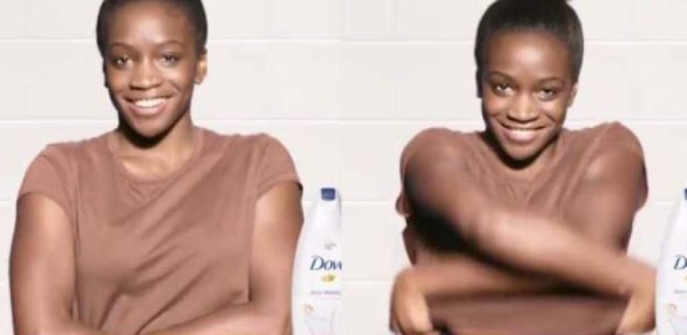 "Dove" erntet Kritik für rassistische Werbung. 