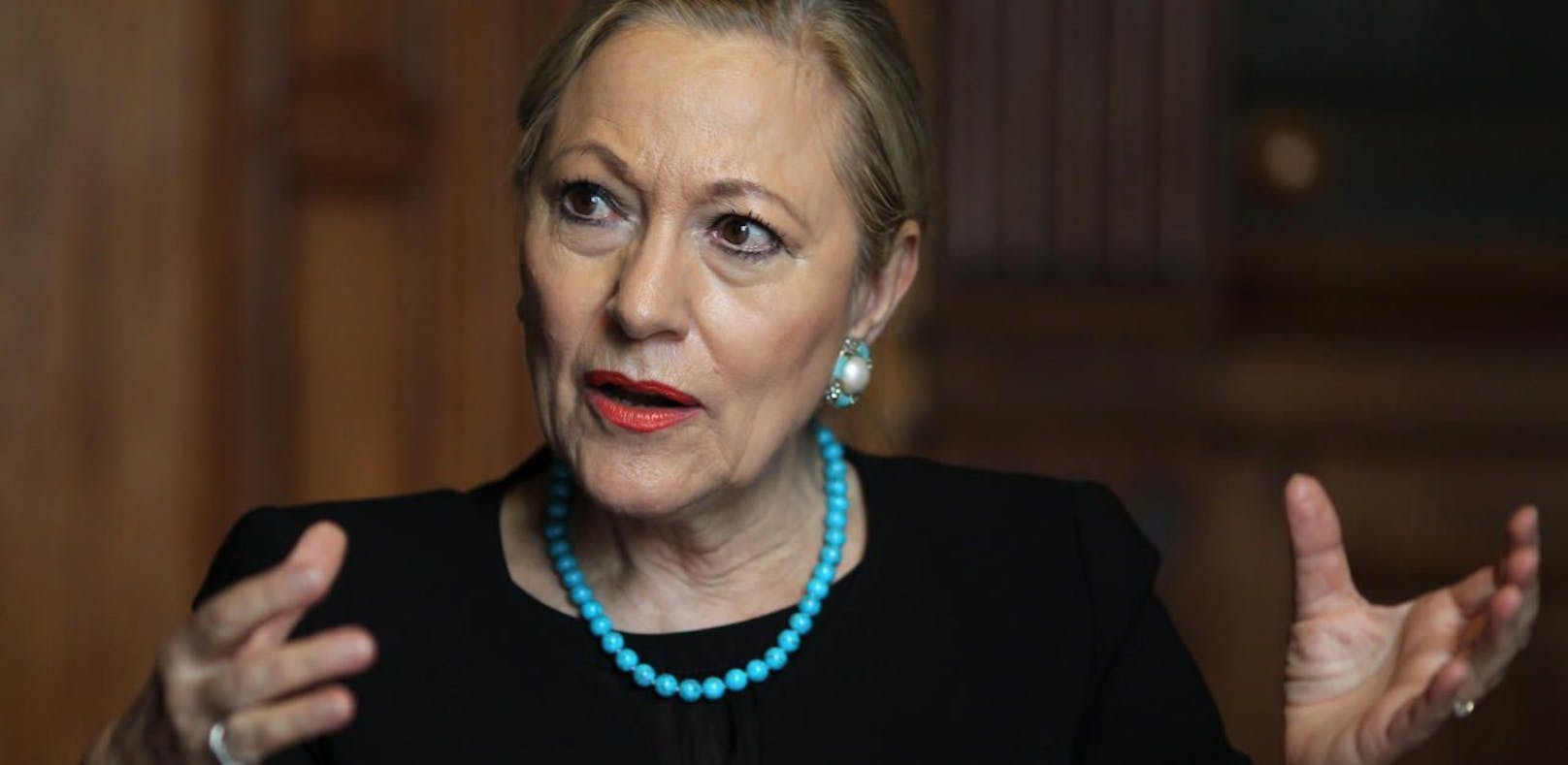 Benita Ferrero-Waldner spricht sich gegen einen FPÖ-Außenminister aus