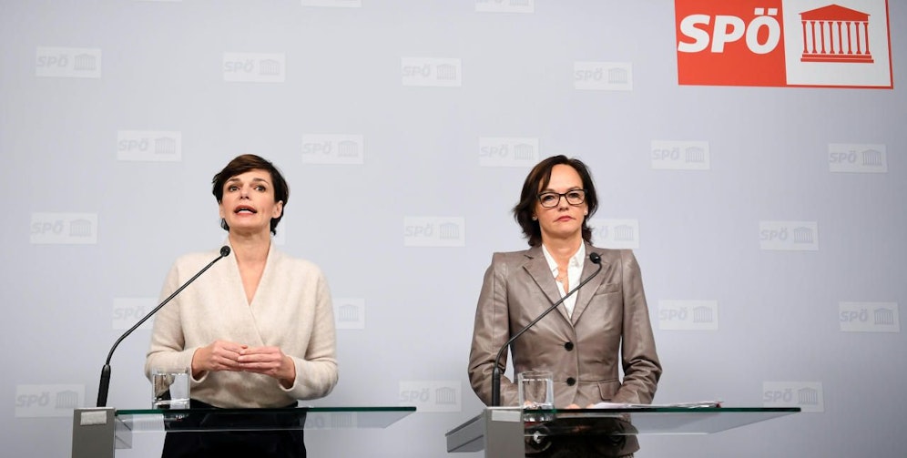 Einig: Rendi-Wagner und Hammerschmid. 