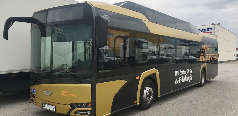 So sieht der E-Bus aus.