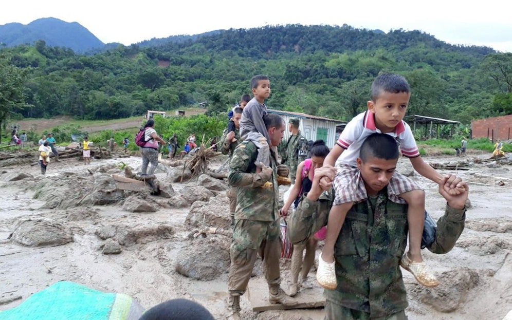 Dutzende Kinder wissen nach dem Drama in Mocoa nicht, wo ihre Eltern sind.