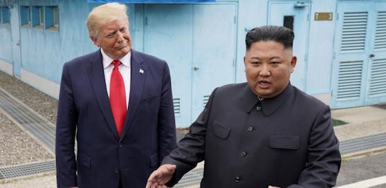 Trump traf Kim 2019 in Panmunjom.