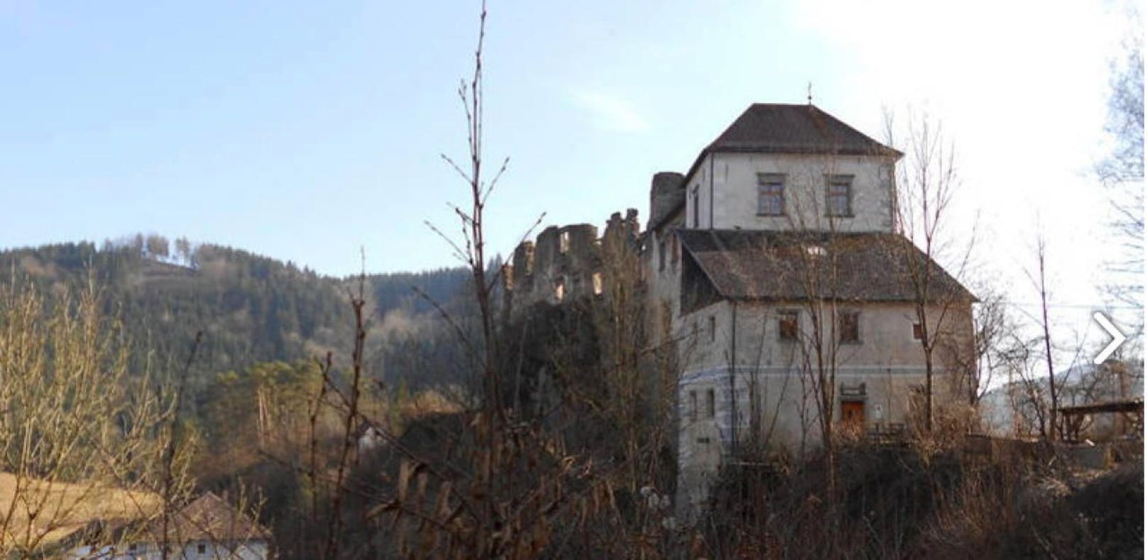 Horror-Events fanden auch auf der Burgruine Reichenstein bei Trangwein statt.