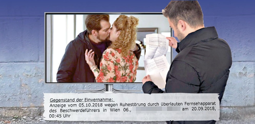 Der 25-jährige Wiener holte die Polizei und muss gegen den Telenovela-Fan vor Gericht aussagen.