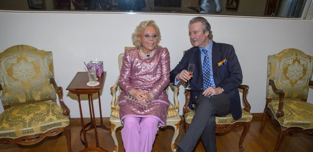 Heidi HORTEN mit Ehemann Graf Carl (Karl Kari) G.