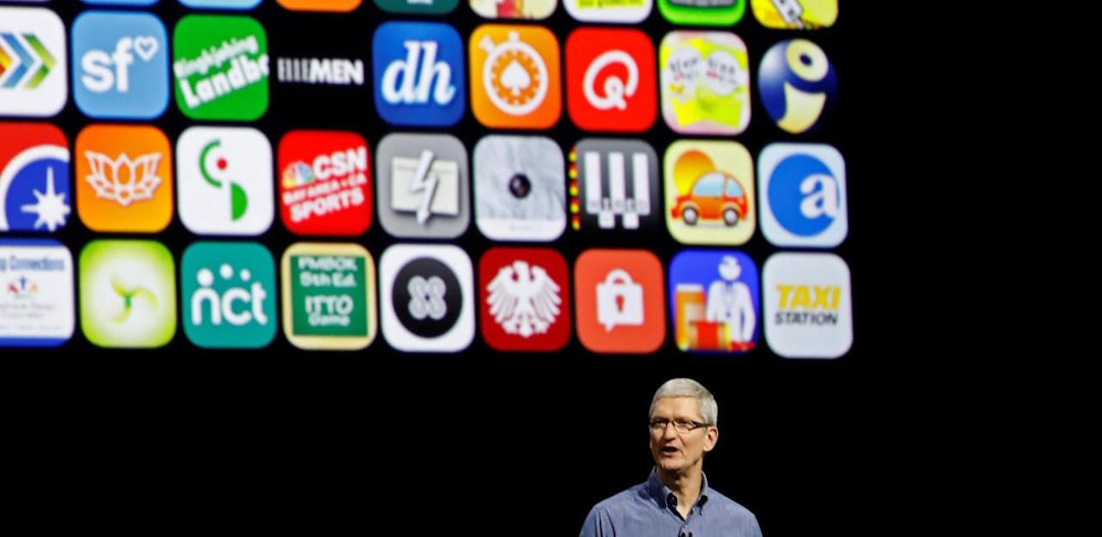 Apple-Chef Tim Cook.