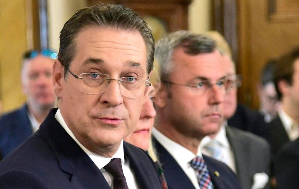 Steht auf EU-Wahlliste: Strache.