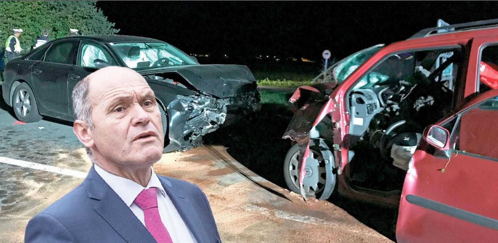 Innenminister Sobotka in schweren Unfall verwickelt - Bub (9) in künstlichem Tiefschlaf