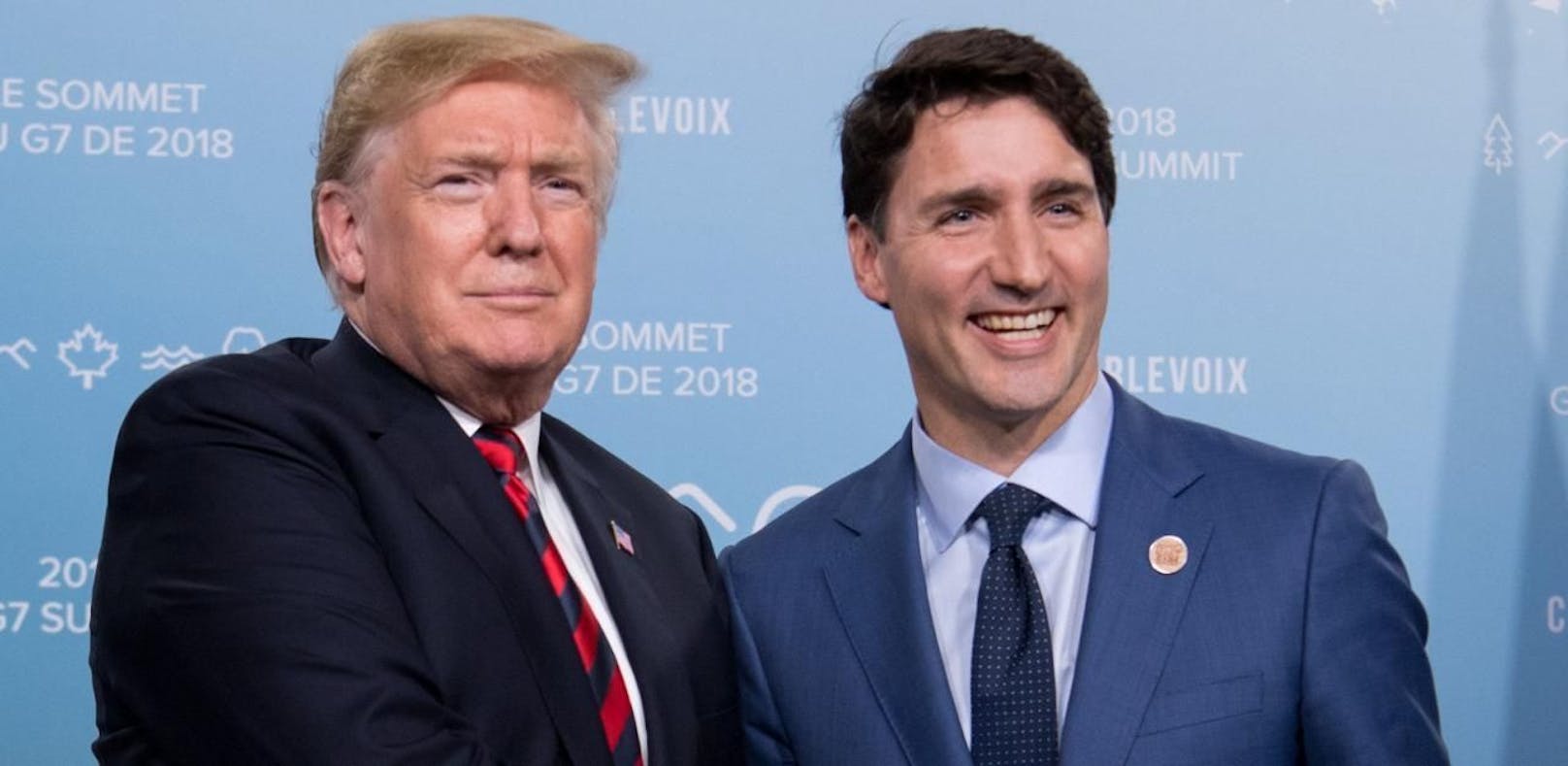 Die Gespräche über eine Neuauflage von Nafta laufen schon ein Jahr: US-Präsident Donald Trump (links) und Kanadas Regierungschef Justin Trudeau.