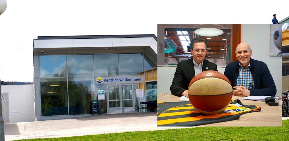 Bürgermeister Stefan Schmuckenschlager und Happyland-Manager Wolfgang Ziegler stellten das neue Konzept für das Freizeitzentrum vor.