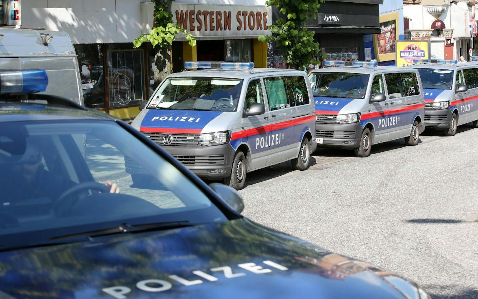 G20-Gipfel: Polizei-Einsatz auf der Reeperbahn in Hamburg.