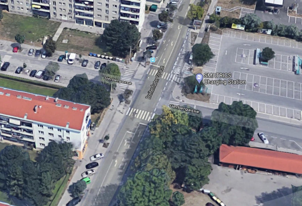 Unfall an der Kreuzung Breitenfurter Straße mit der Gerbergasse