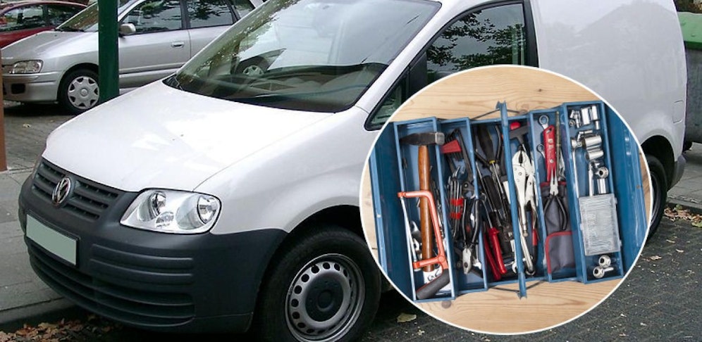 Eines der aufgebrochenen Autos war ein VW Caddy.