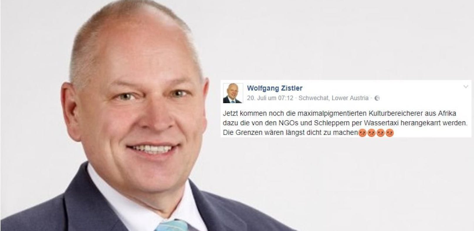 Wolfgang Zistler sorgt immer wieder für Empörung im Netz.