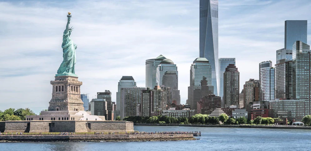 Die Freiheitsstatue, das Wahrzeichen New Yorks