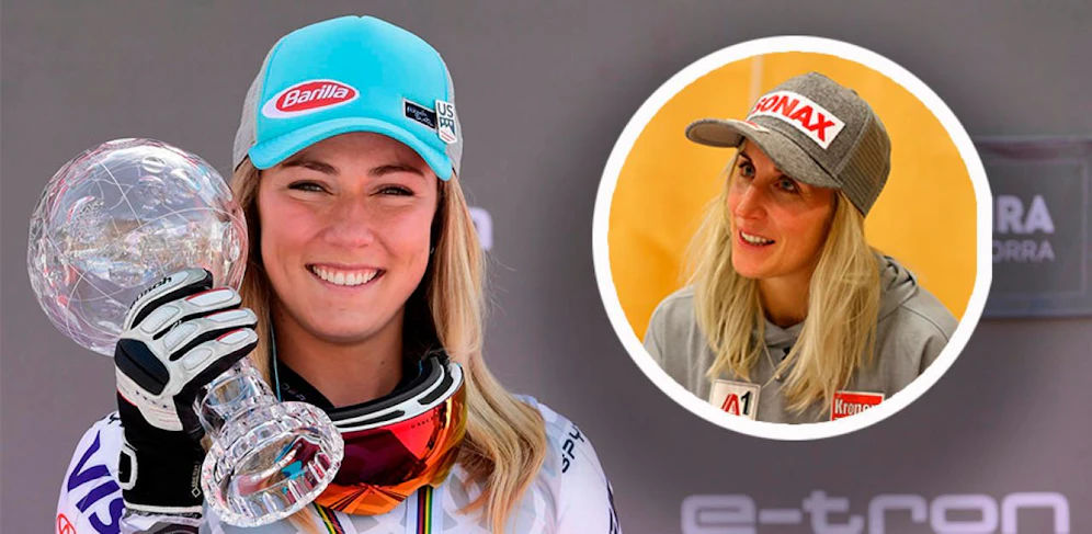 Eva-Maria Brem und Co. trainierten mit Mikaela Shiffrin.