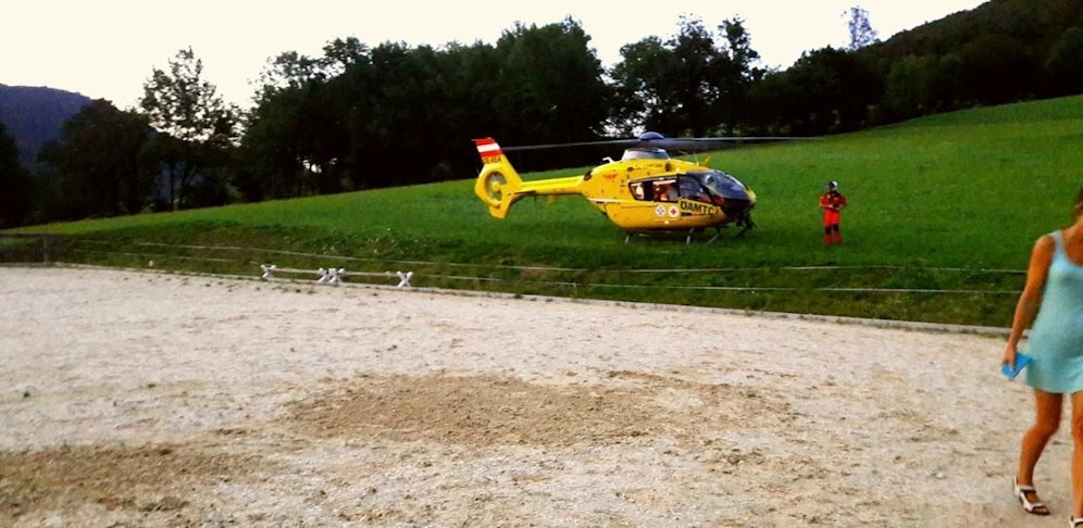 Der Christophorus 3 landete direkt an der Unfallstelle.