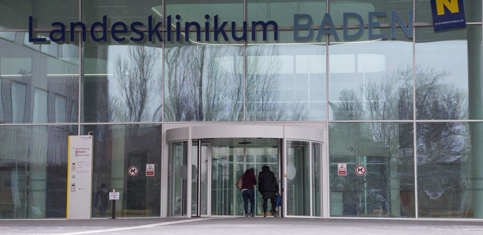 Das Landesklinikum in Baden.