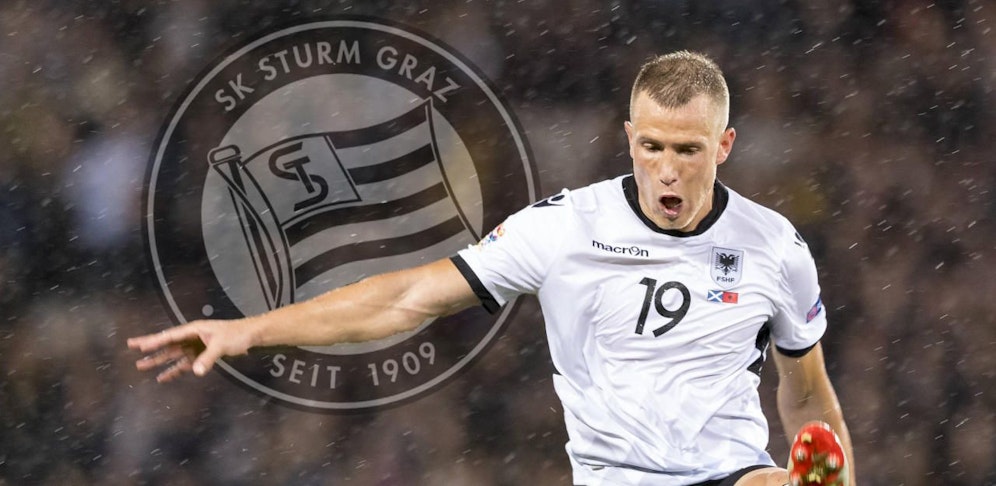 Bekim Balaj ist alabanischer Teamspieler und der neue Angreifer von Sturm Graz.